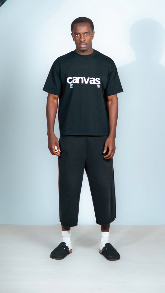 CANVAS FRIENDS TEE (BLACK)